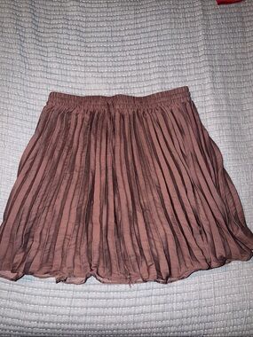 Wishlist Brown Pleated Skirts